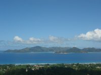 La Digue island. Вид на Praslen